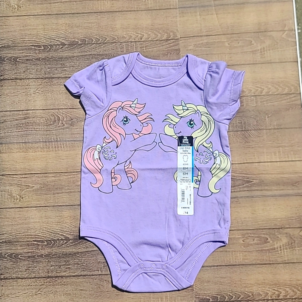 Okie Dokie My Little Pony purple onsie 6 months